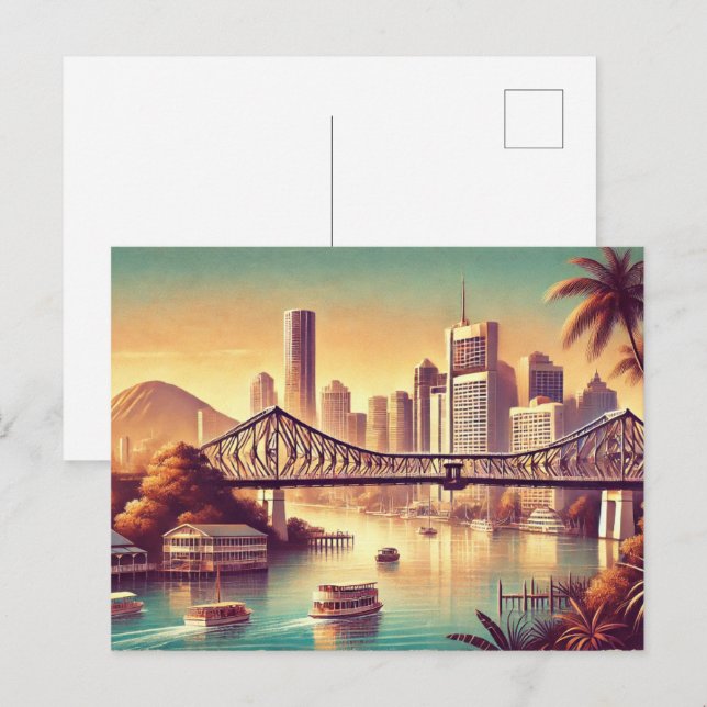 Brisbane, Australia  postcards (Front/Back)