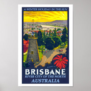 Brisbane, Australia, River City of the North Poster