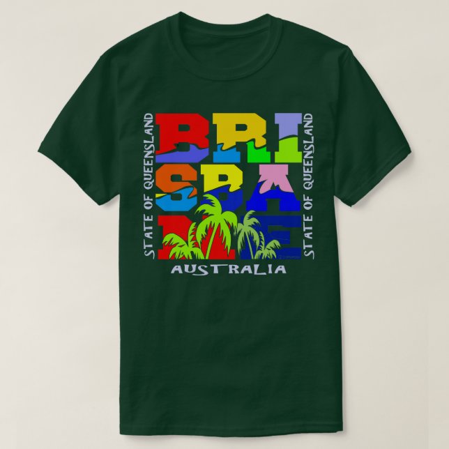 Brisbane Australia T-Shirt (Design Front)
