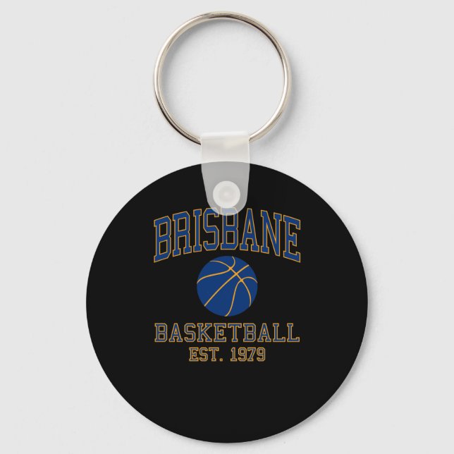 Brisbane Basketball  Keychain (Front)