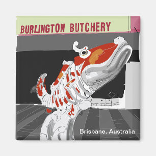Brisbane Chinatown Town  Magnet