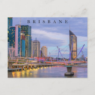 Brisbane City   Australia Postcard