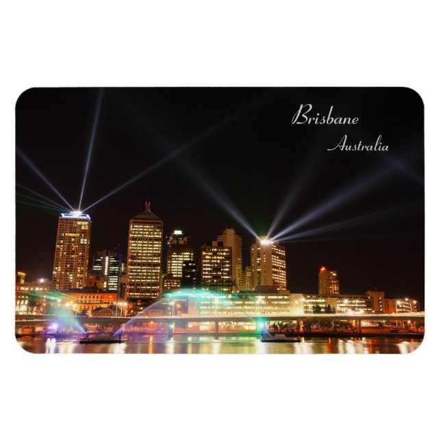 Brisbane Festival Australia, Premium Magnet (Horizontal)