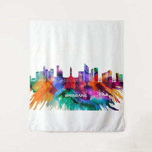 Brisbane Skyline Tapestry