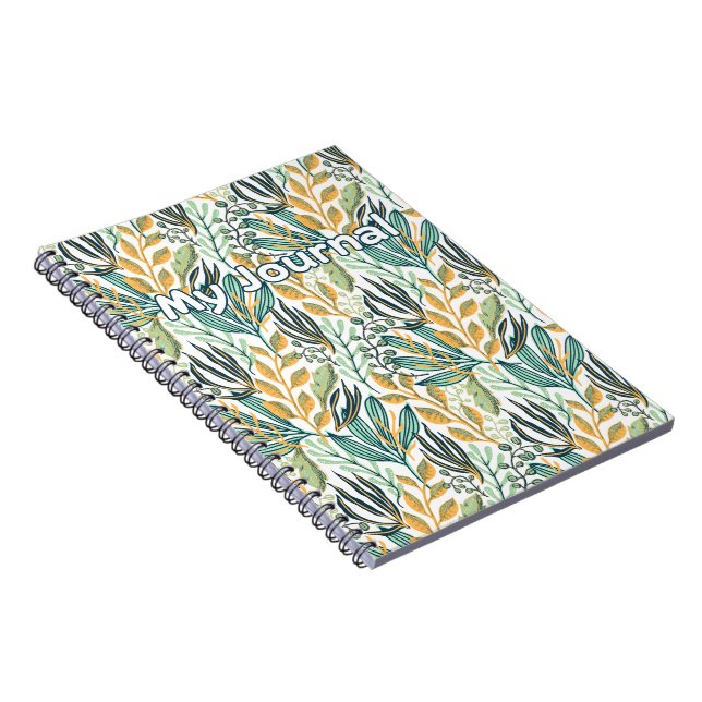 Brise Botanique – "Mon Journal" Cahier Floral (Côté Droit)