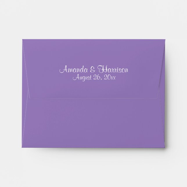 Brise de lavande - Enveloppe (Taille A2 - Carte à  (Dos (Haut rabat))