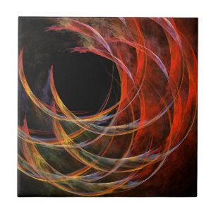 Briser le carreau d'art Abstrait du cercle