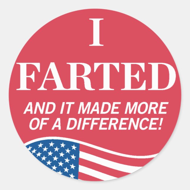 Briser le vent sur le sticker de vote (Devant)