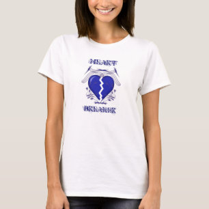 Briseur de coeur : T-shirt blanc de dames :