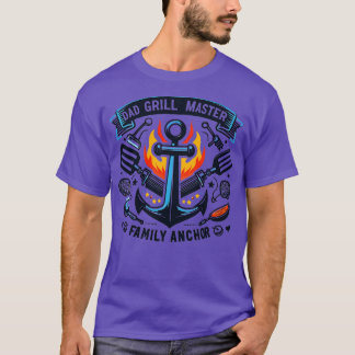 Brisket Commander BBQ Grillmaster The Dad T-Shirt