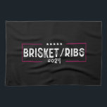 Brisket Ribs 2024 BBQ Barbecue Political Election Kitchen Towel<br><div class="desc">Brisket Ribs 2024 BBQ Barbecue Political Election</div>
