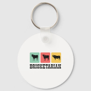 Brisketarian Brisket Bbq Lover  Keychain