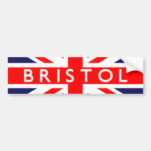Bristol : British Flag Bumper Sticker