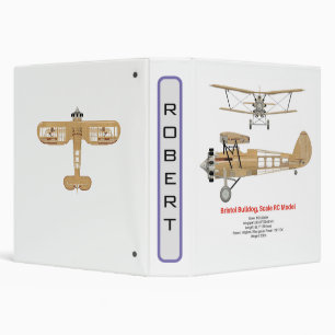 Bristol Bulldog RC Airplane, Binder