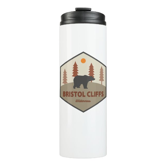 Bristol Cliffs Wilderness Bear Thermal Tumbler (Front)
