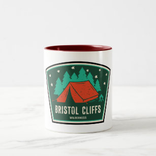 Bristol Cliffs Wilderness Vermont Camping Two-Tone Coffee Mug