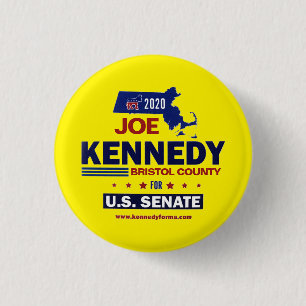 Bristol County for Joe Kennedy 2020 1 Inch Round Button