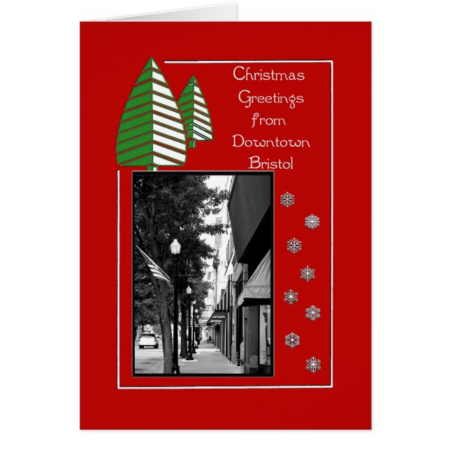 Bristol Downtown Holiday card (Front)