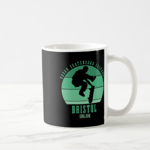 Bristol England Skateboarder Urn Skateboarding 1 Coffee Mug