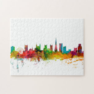 Bristol England Skyline Jigsaw Puzzle