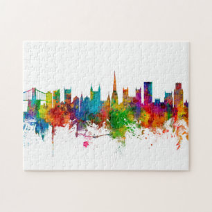 Bristol England Skyline Jigsaw Puzzle