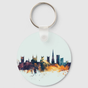 Bristol England Skyline Keychain