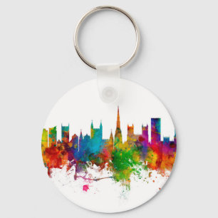 Bristol England Skyline Keychain