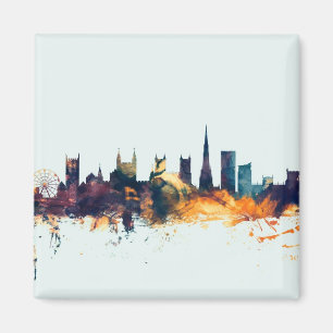 Bristol England Skyline Magnet