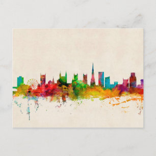 Bristol England Skyline Postcard