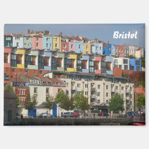 Bristol Harbourside Colourful Houses Magnet