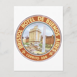 Bristol Hotel of Buenos Aires Postcard