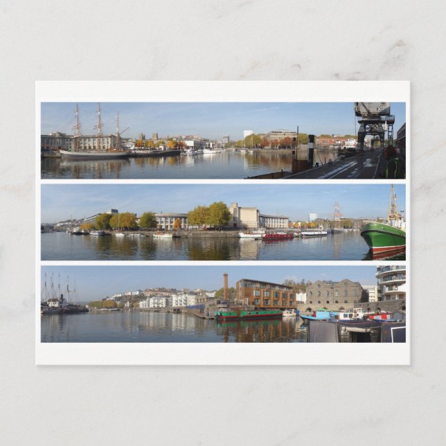 Bristol panoramas postcard (Front)
