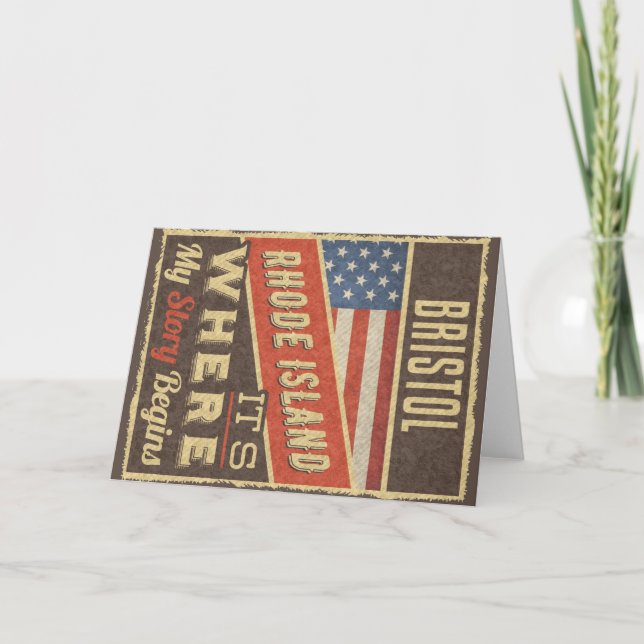 Bristol Rhode Island Card (Front)