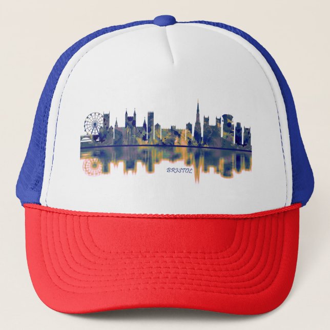 Bristol skyline trucker hat (Front)
