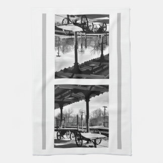 Bristol Train Station Freight Wagon Kitchen Towel