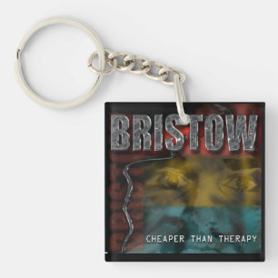 BristowRocks CD Cover Keychain, Front & Back Print Keychain