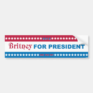Brit for President! Bumper Sticker