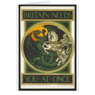 Britain Needs You At Once Dragon vs Knight