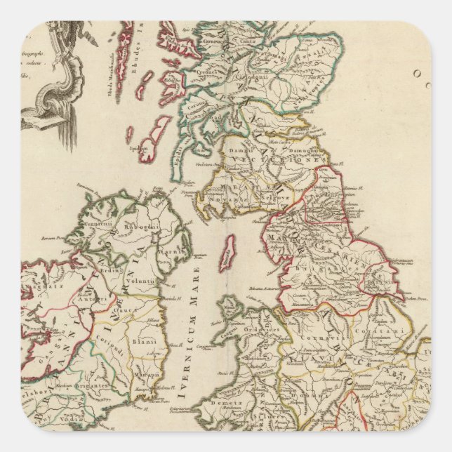 Britain Square Sticker (Front)