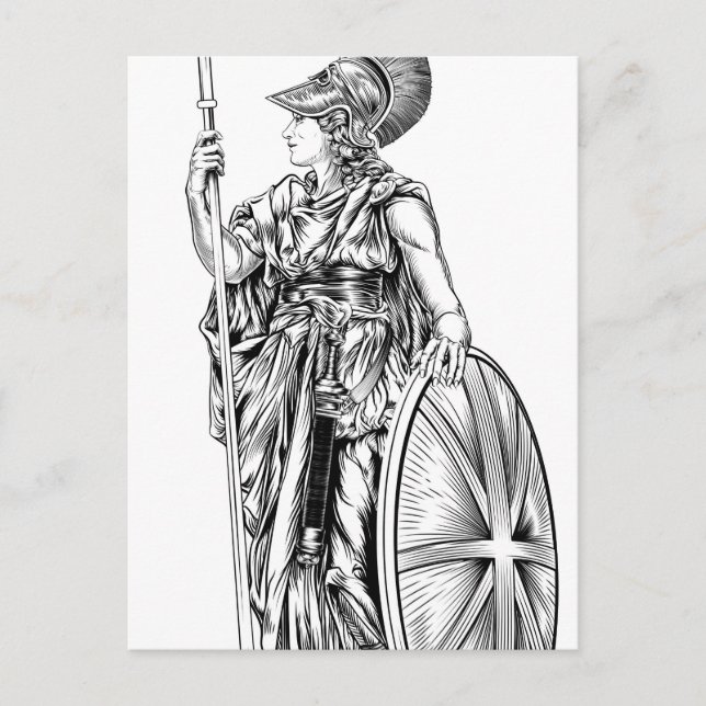 Britannia Illustration Postcard (Front)