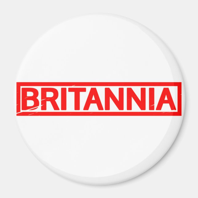 Britannia Stamp Magnet (Front)
