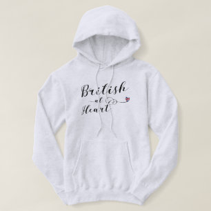 Britannique À Heart Sweat - shirt à capuche, Grand