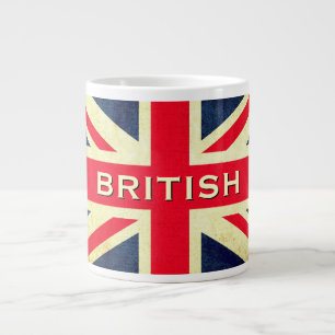 Britanniques Grunge Union Jack Jumbo Tea Mug