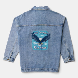 Brite-T Eagle Never Surrender Rise Above 0019628 Denim Jacket