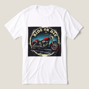 Brite-T Motorcycle Ride or Die 0018667 Tri-Blend Shirt