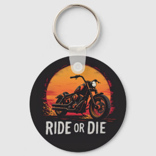 Brite-T Motorcycle Ride or Die 0019613 Keychain