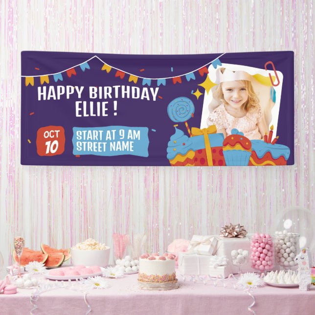 Brithday Party Horizontal Banner For Your Kids (Party)