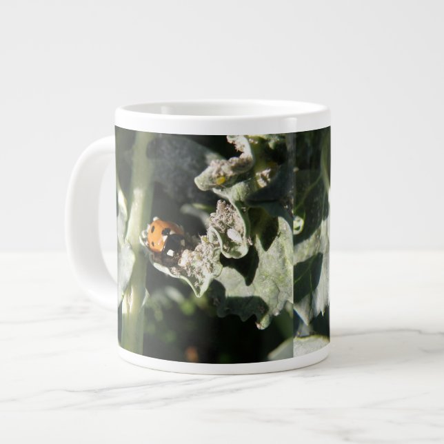 British 7 Spot Ladybug Mug (Front Left)