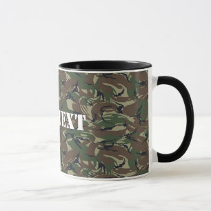 British 95 Forest Green Camouflage Mug