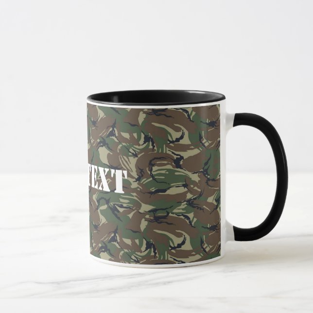 British 95 Forest Green Camouflage Mug (Right)